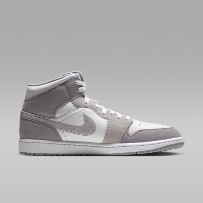 Air Jordan 1 Mid SE - Summit White/Wolf Grey/Pure Platinum - 3