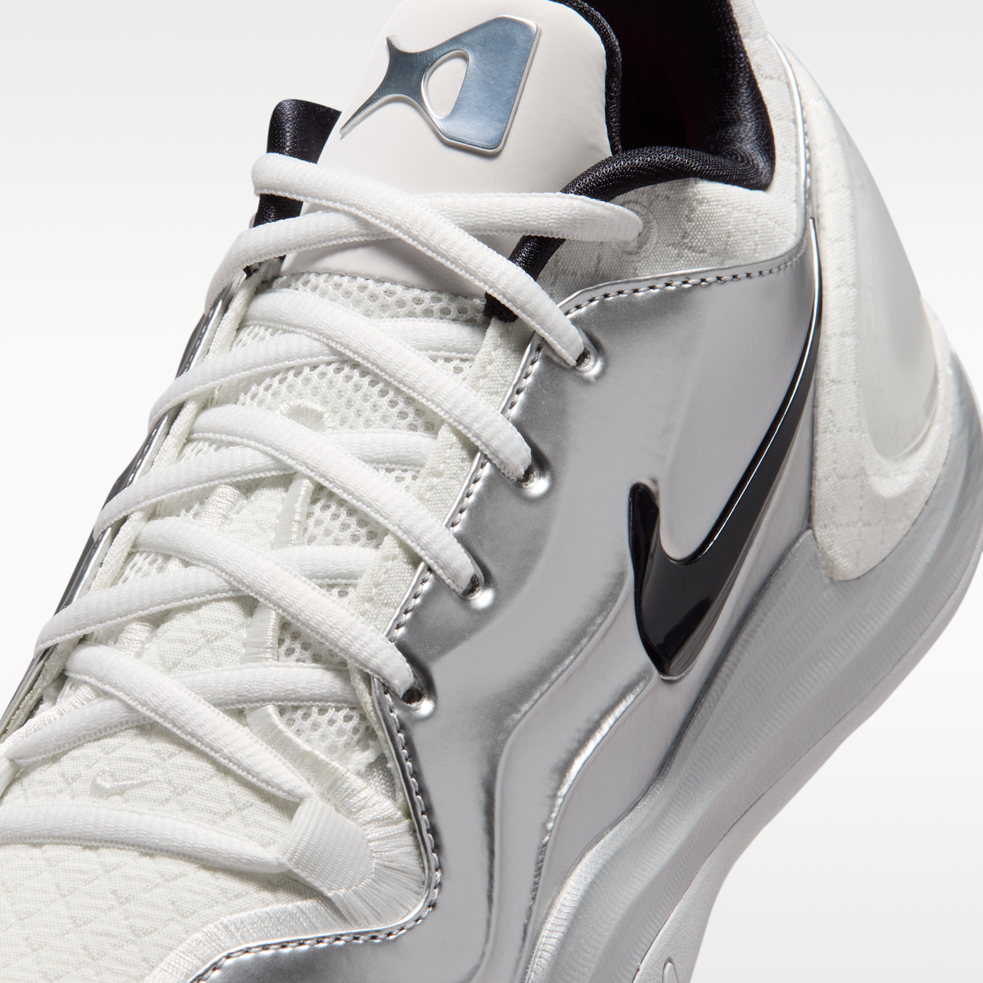 A'Two "Mirrored" - Summit White/Metallic Silver/Μαύρο - 7