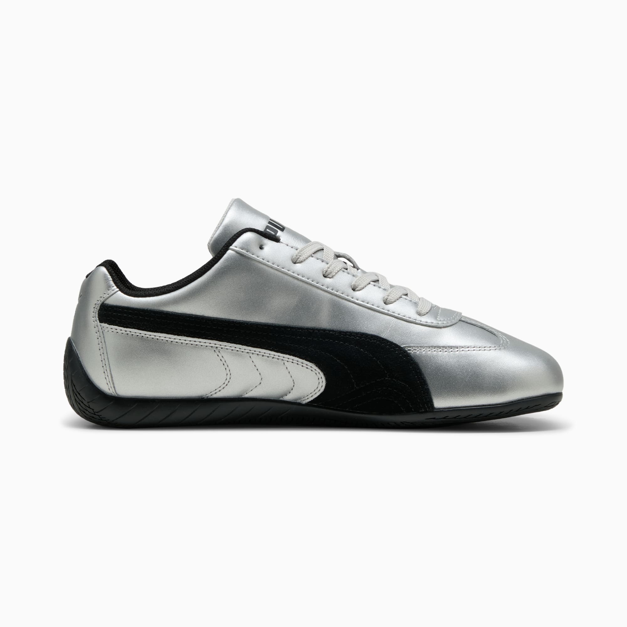 Speedcat Metallic Sneakers Unisex - PUMA Silver-PUMA Black