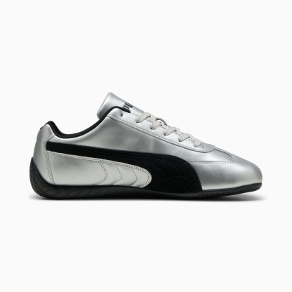 Speedcat Metallic Sneakers Unisex - PUMA Silver-PUMA Black