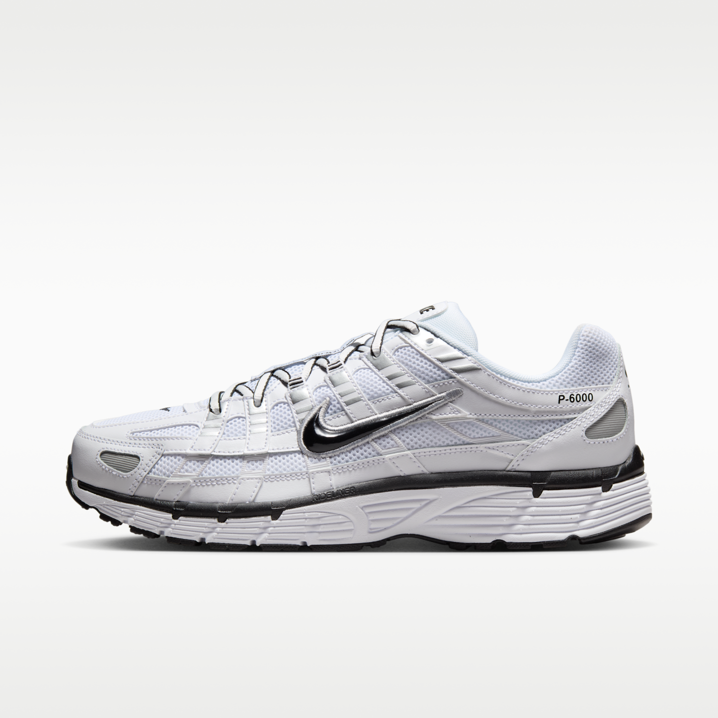 Nike P-6000 - Λευκό/Metallic Silver/Μαύρο/Μαύρο - 1