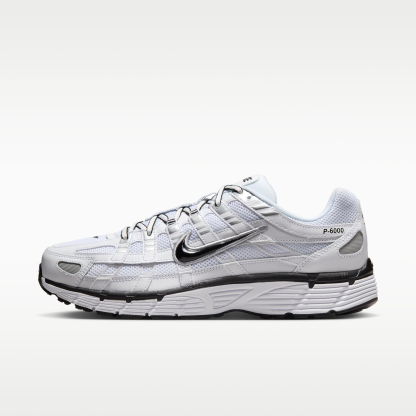 Nike P-6000 - Λευκό/Metallic Silver/Μαύρο/Μαύρο - 1