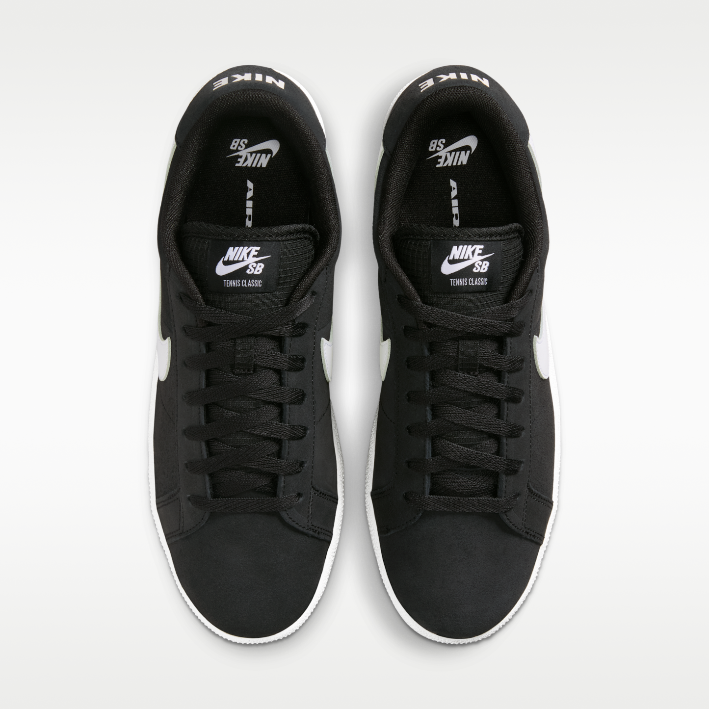 Nike SB Zoom Tennis Classic - Μαύρο/Λευκό/Λευκό - 4
