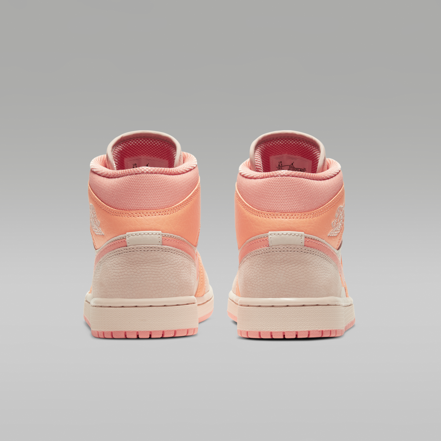Air Jordan 1 Mid - Atomic Orange/Terra Blush/Shimmer/Apricot Agate - 6