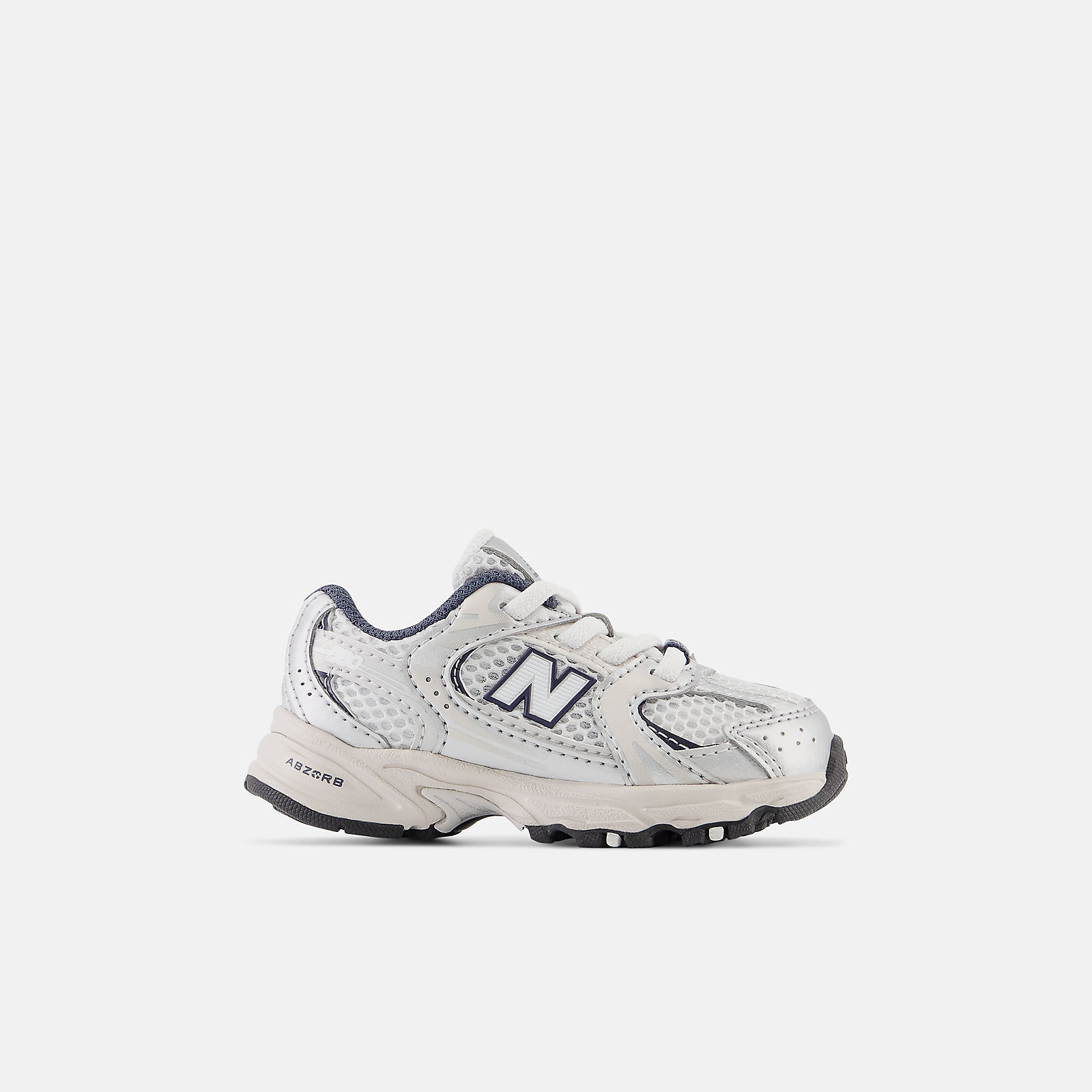 New Balance 530 BUNGEE LACE - SUMMER FOG con NIMBUS CLOUD y NB Navy - IZ530KA