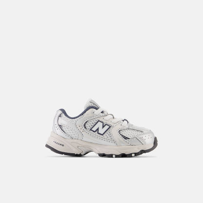 New Balance 530 BUNGEE LACE - SUMMER FOG con NIMBUS CLOUD y NB Navy - IZ530KA