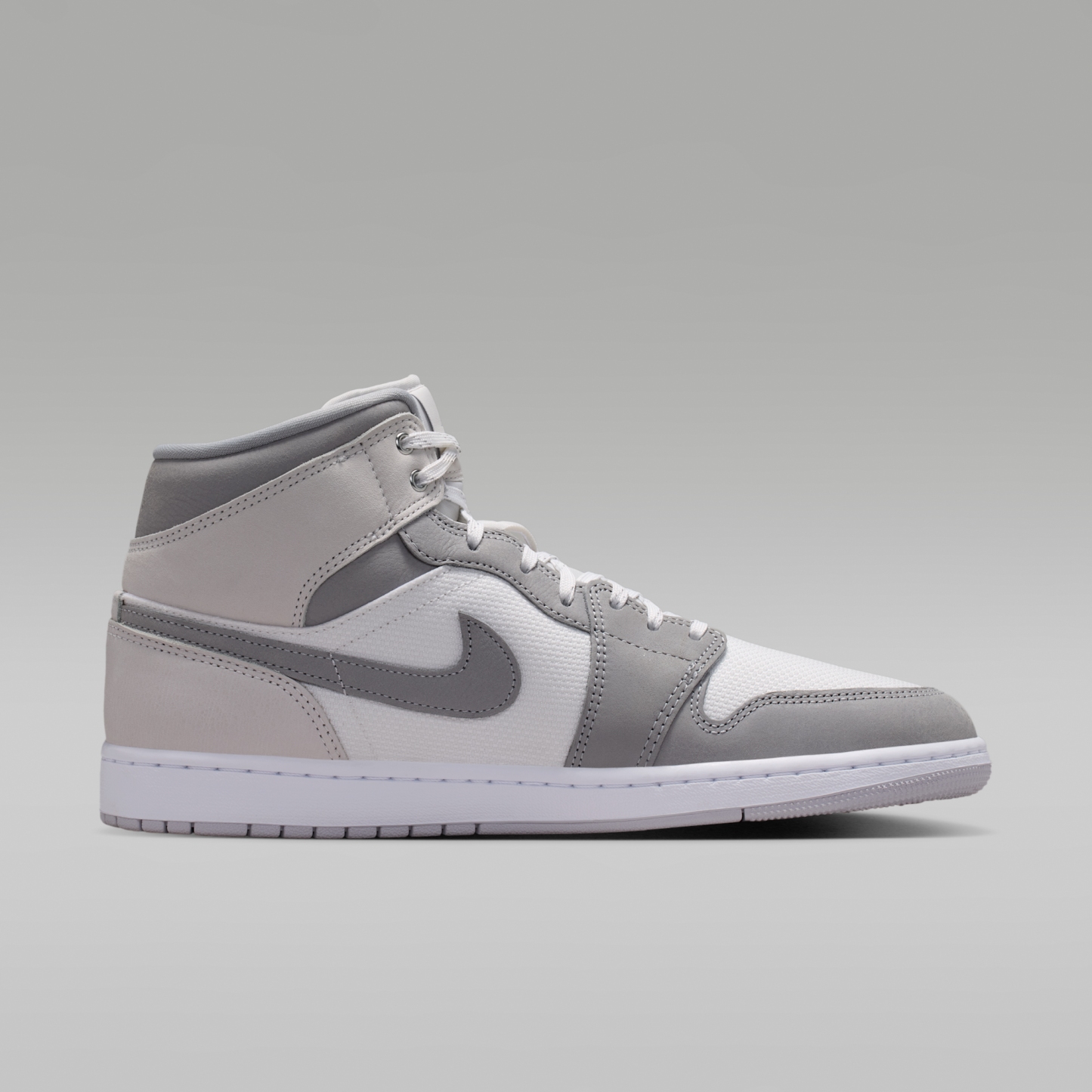Air Jordan 1 Mid SE - Summit White/Phantom/Sail/Light Smoke Grey - 3
