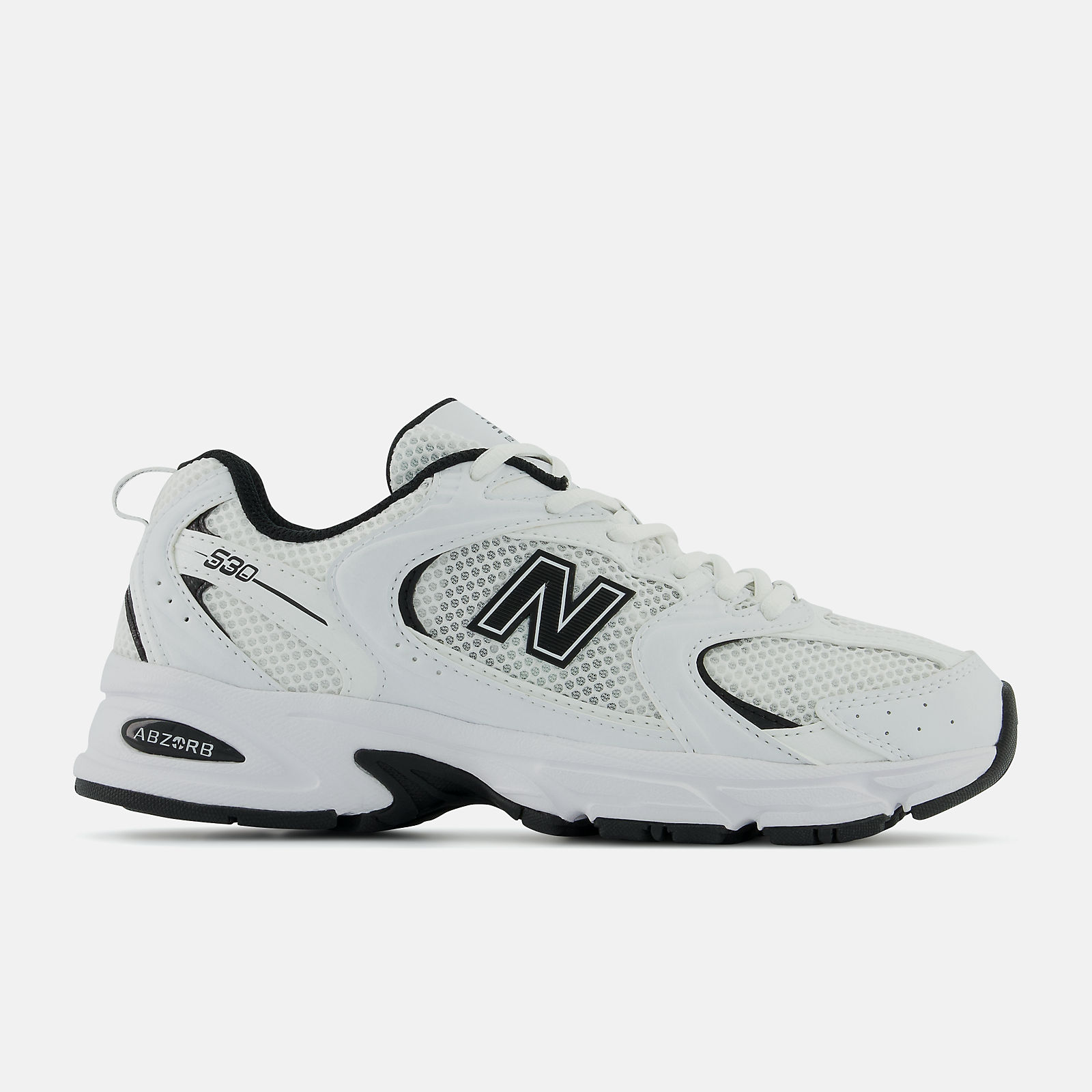 New Balance 530 - WHITE con BLACK - MR530EWB