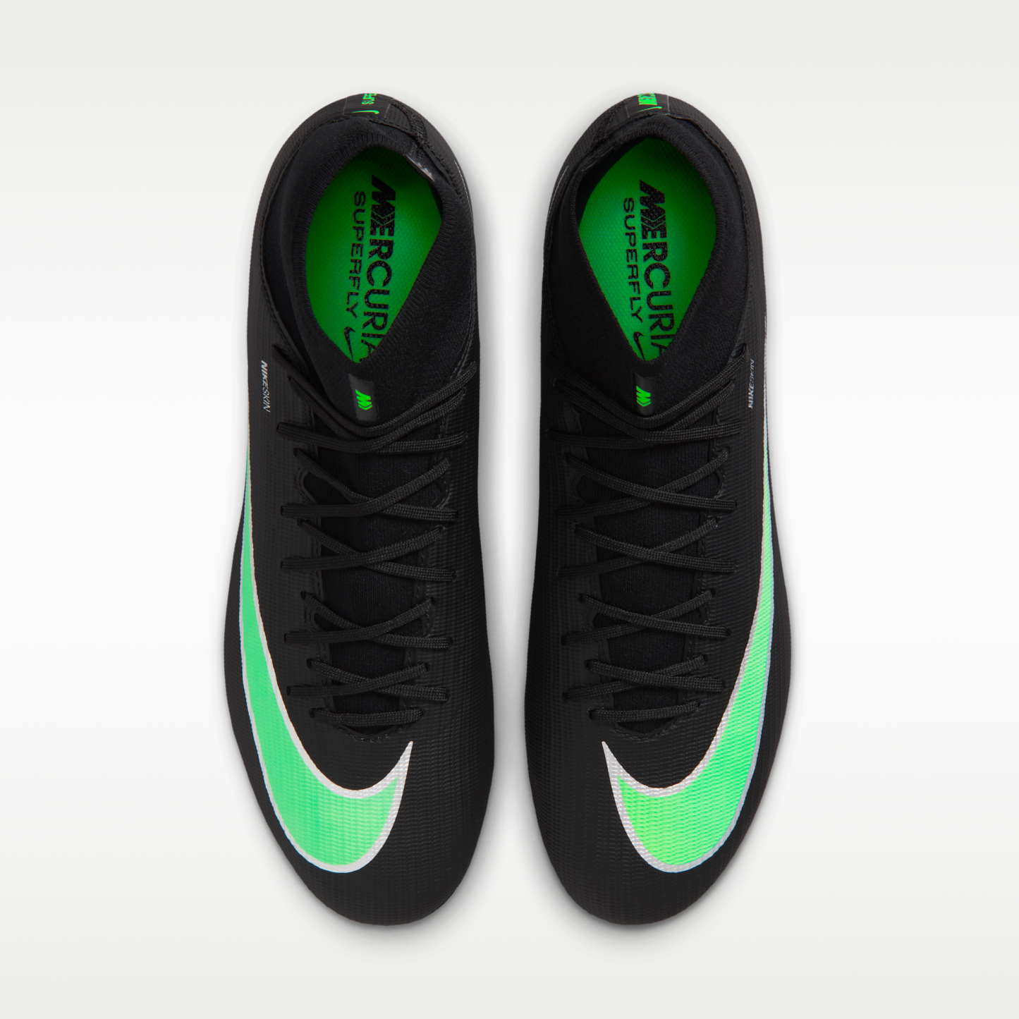Nike Mercurial Superfly 11 Academy - Μαύρο/Μαύρο/Illusion Green (IO1492-001) - 4