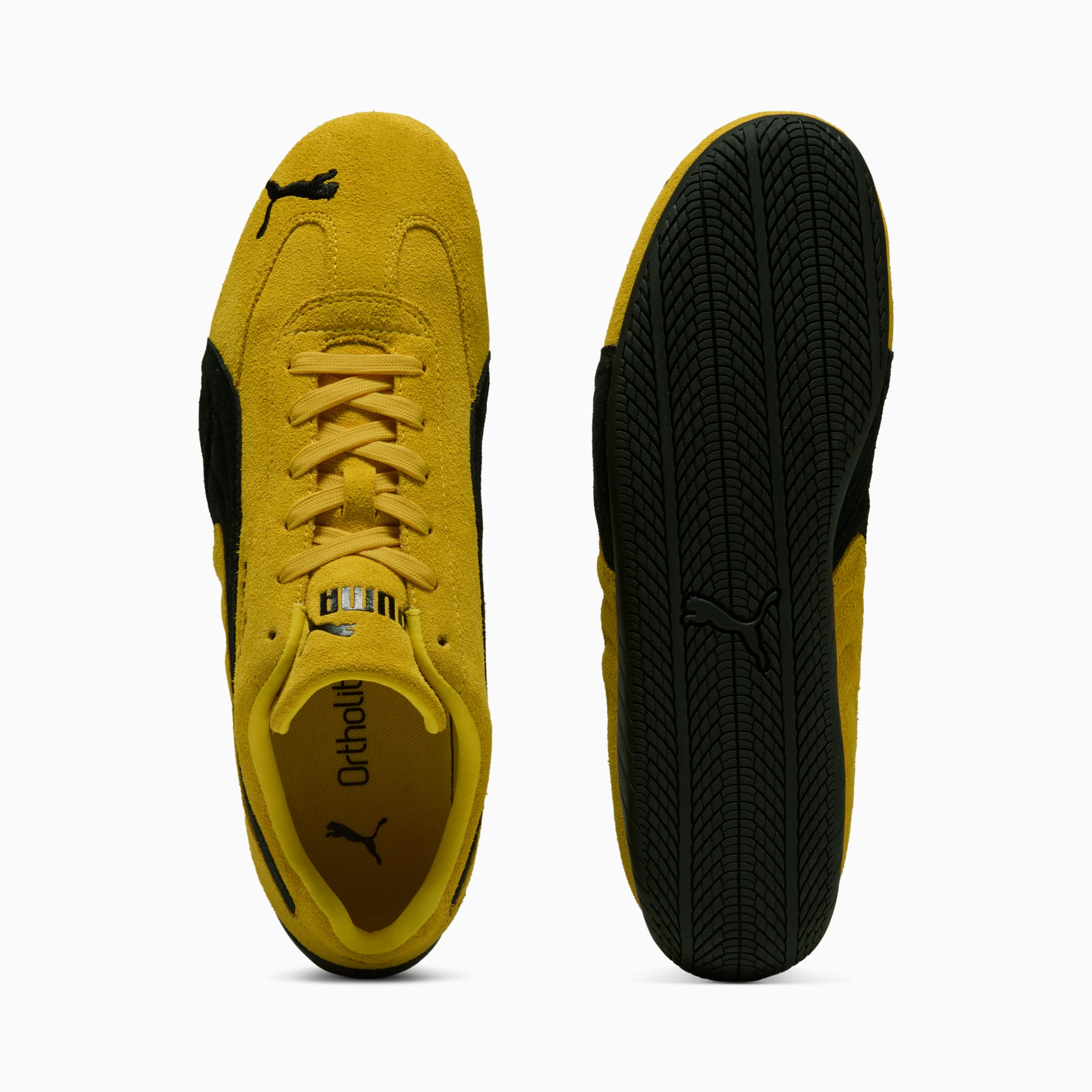 Speedcat OG Sneaker Unisex - Pelé Yellow-PUMA Black