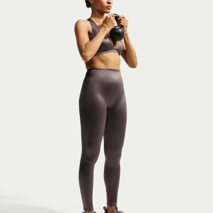 NikeSKIMS Satin Shine - NikeSKIMS Satin Shine Leggings mit hohem Bund (66 cm, Damen)
