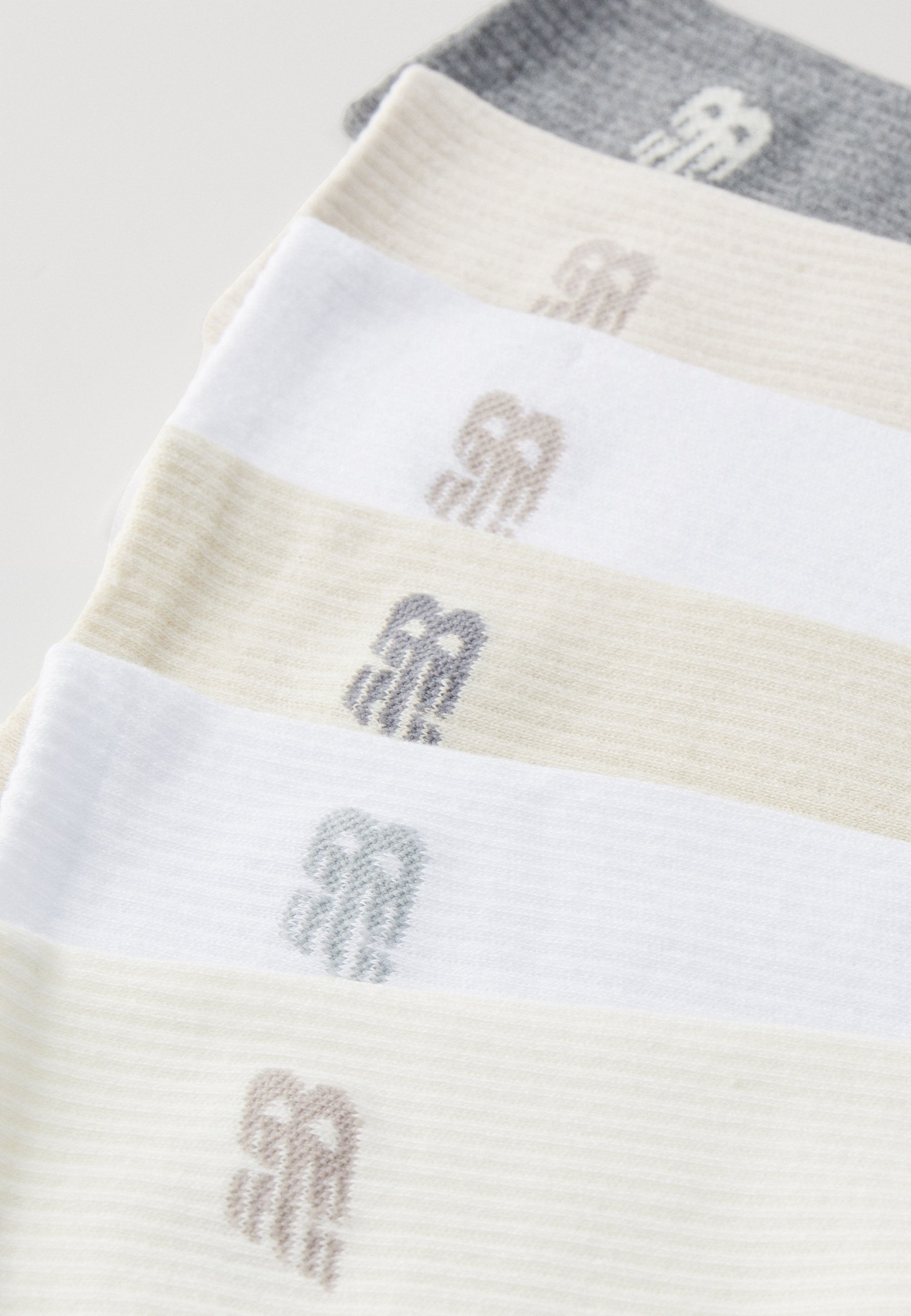 New Balance SEASONAL CREW UNISEX 6 PACK - Calcetines - beige/white