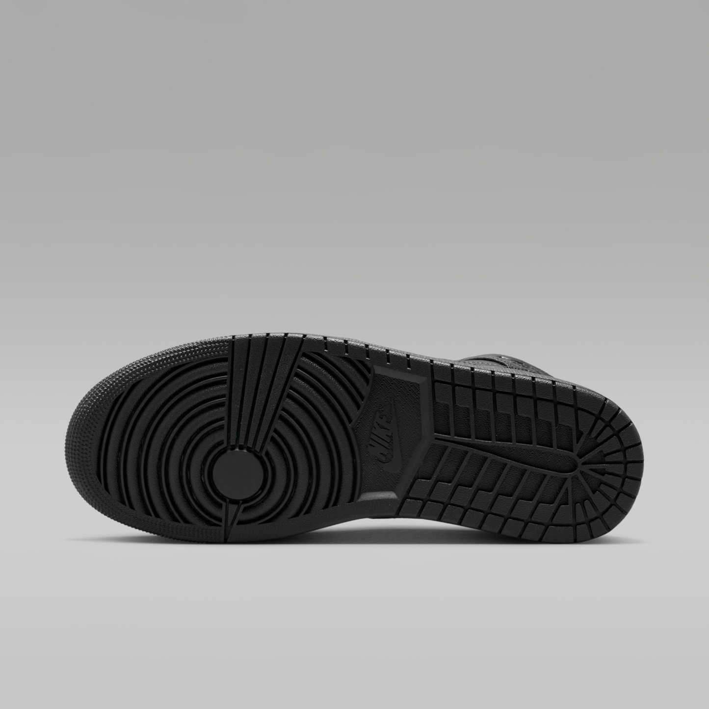 Air Jordan 1 Mid - Μαύρο/Μαύρο/Μαύρο - 2