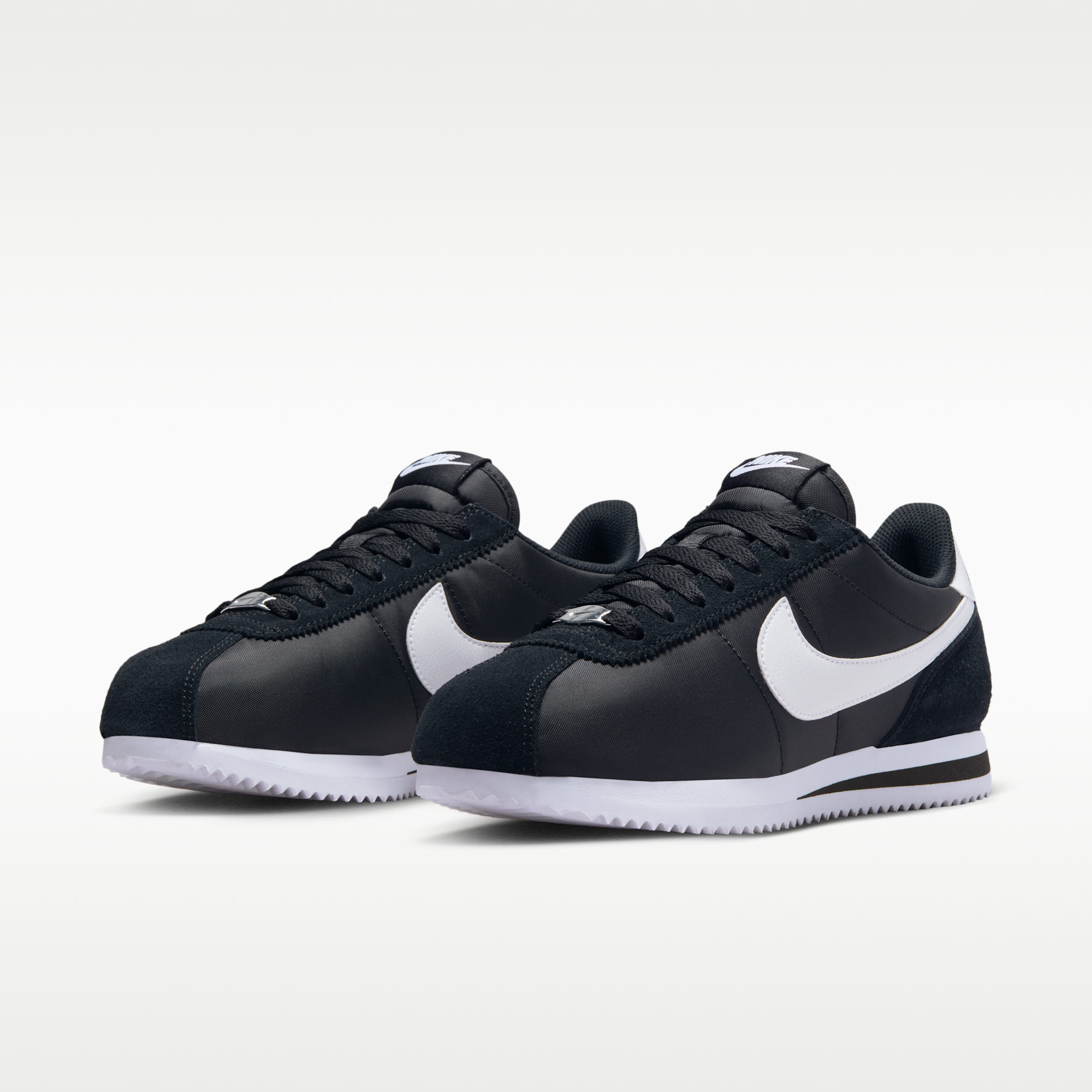 Nike Cortez Textile - Μαύρο/Λευκό - 5