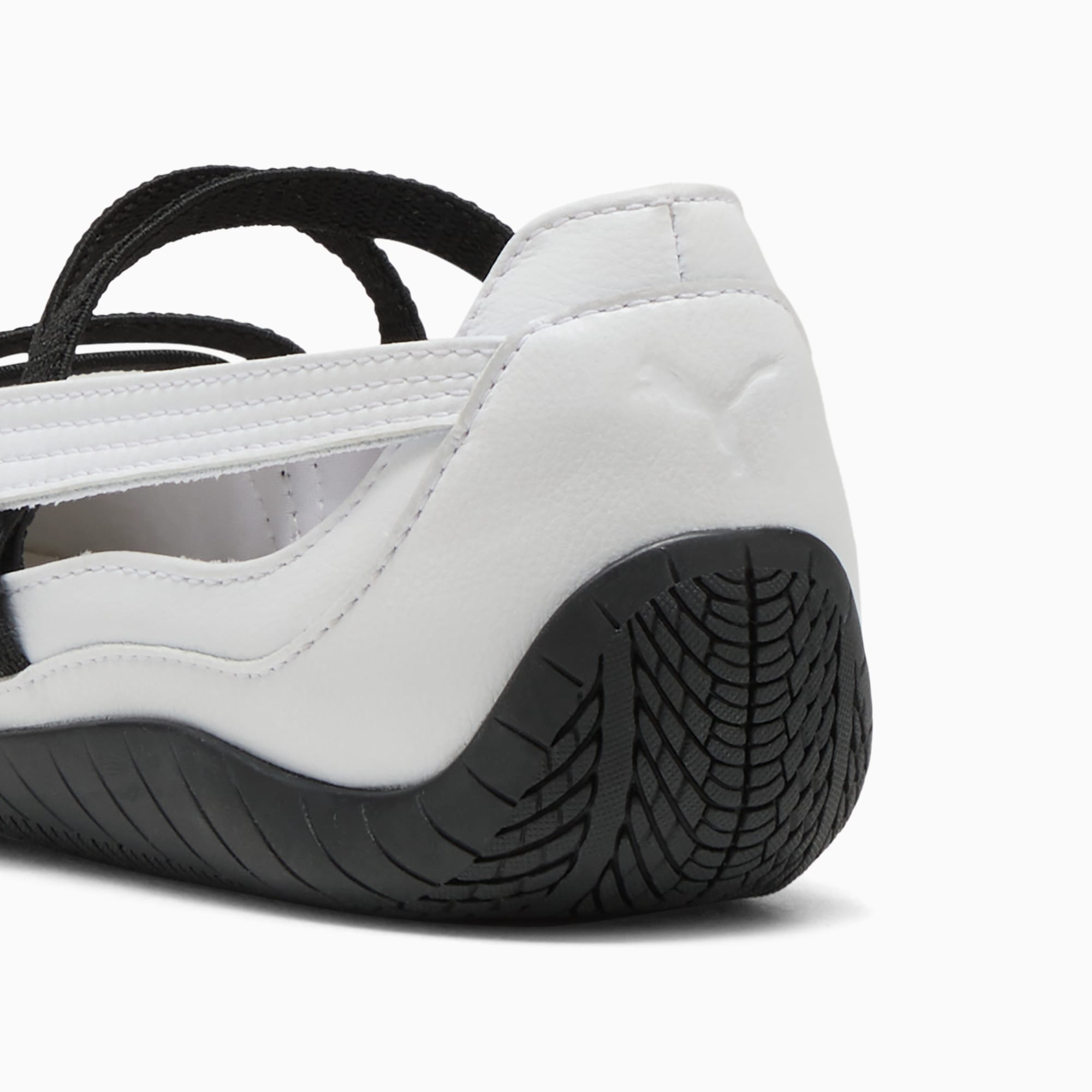 Speedcat Ballet Lederschuhe Damen - PUMA White-PUMA White-PUMA Black