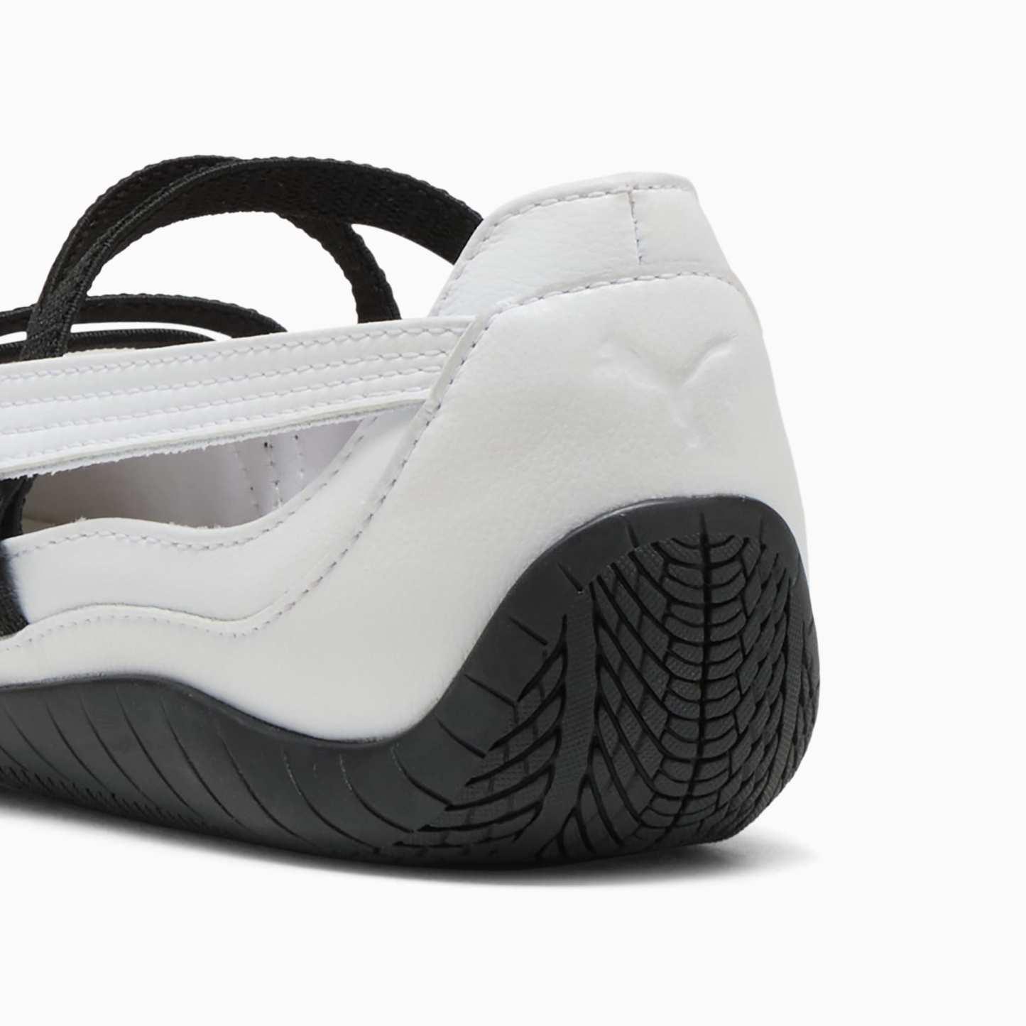 Speedcat Ballet Lederschuhe Damen - PUMA White-PUMA White-PUMA Black