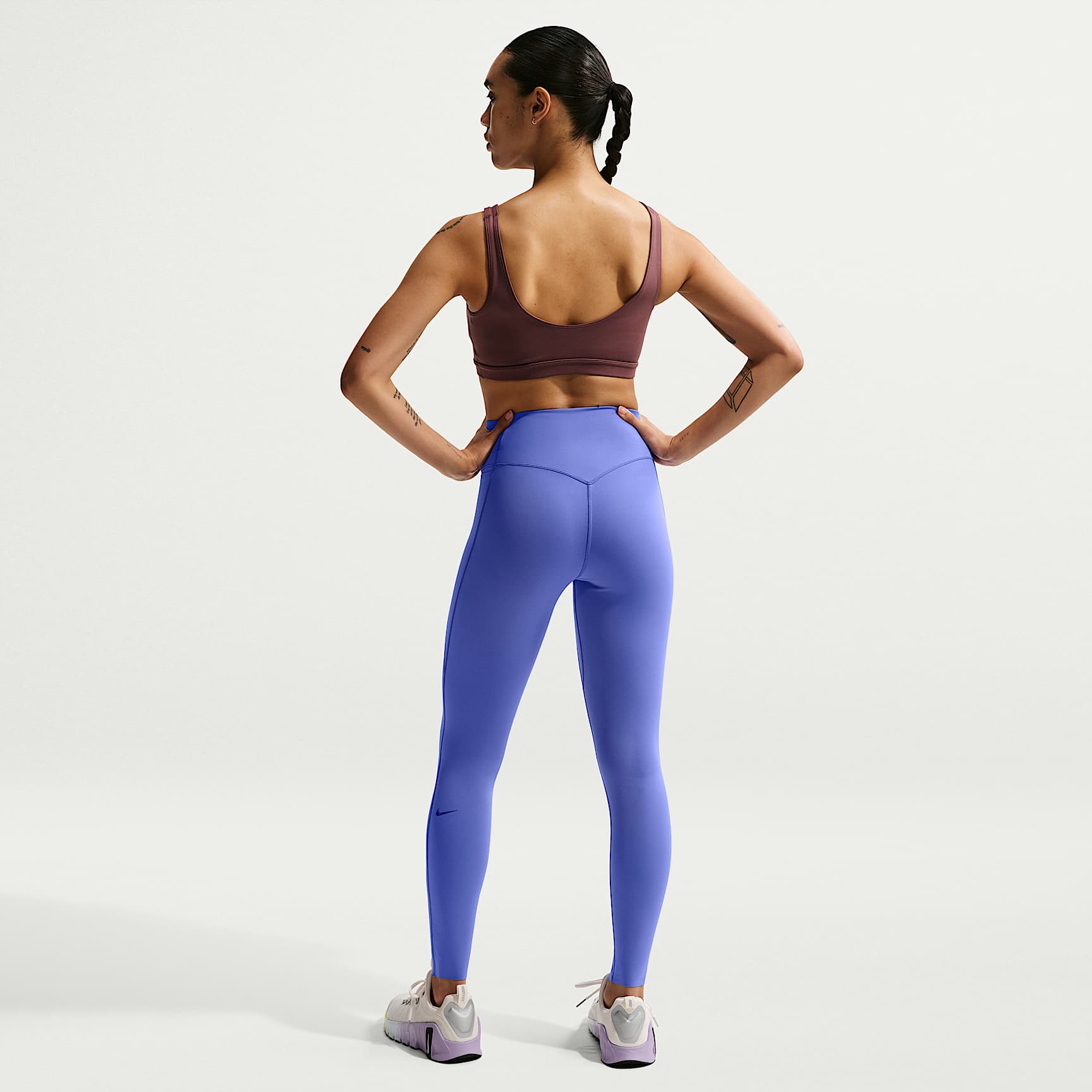 Nike Universa - Nike Universa Leggings in voller Länge mit hohem Bund und ohne Frontnaht (Damen)