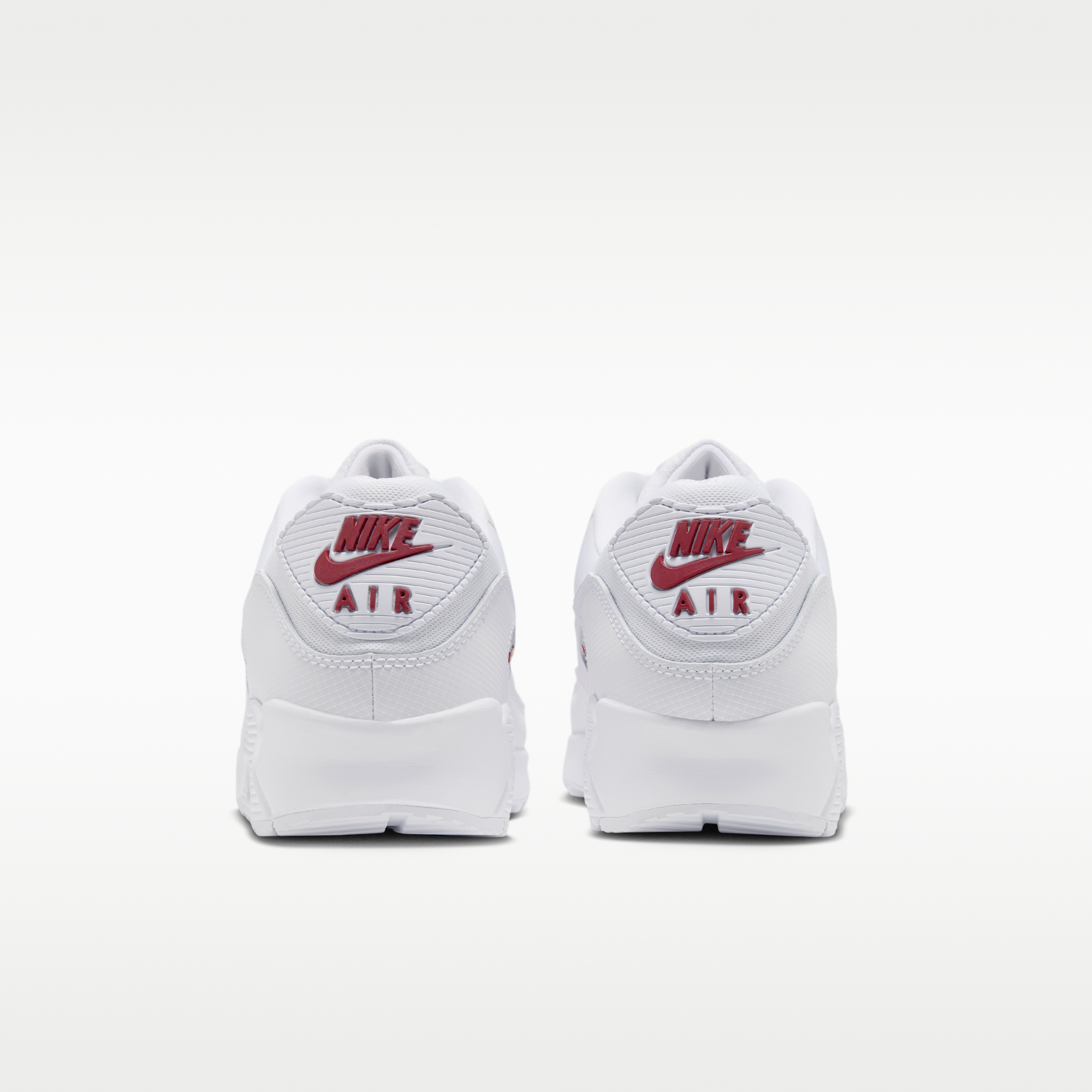 Nike Air Max 90 - Λευκό/Tough Red/Λευκό - 6