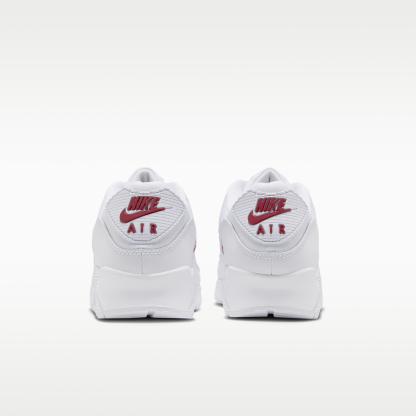 Nike Air Max 90 - Λευκό/Tough Red/Λευκό - 6