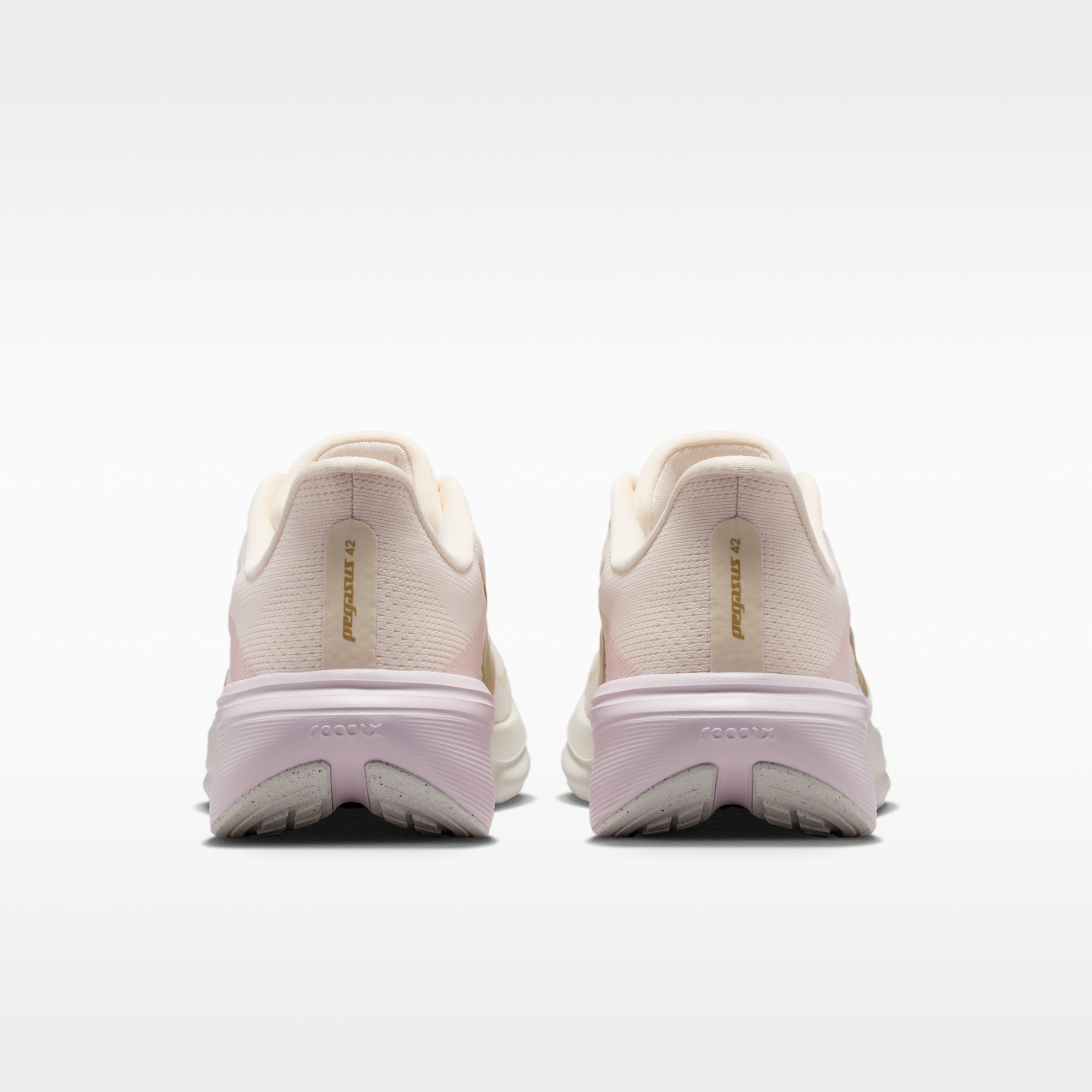 Nike Pegasus 42 - Chalk/Spruce Aura/Bleached Lilac/Metallic Gold - 6