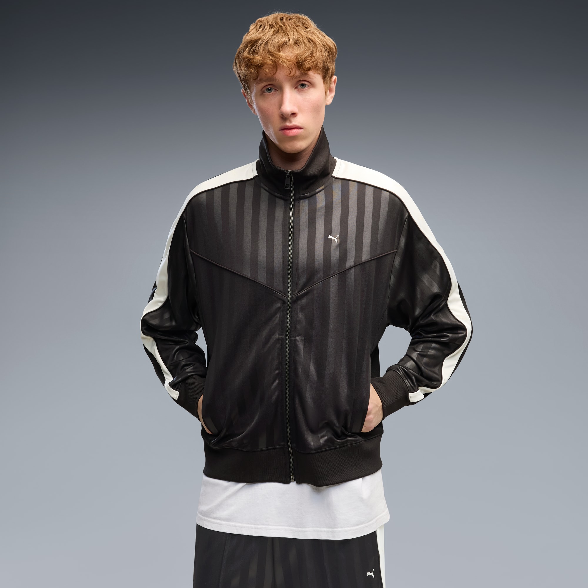 T7 Herren Trainingsjacke - PUMA Black