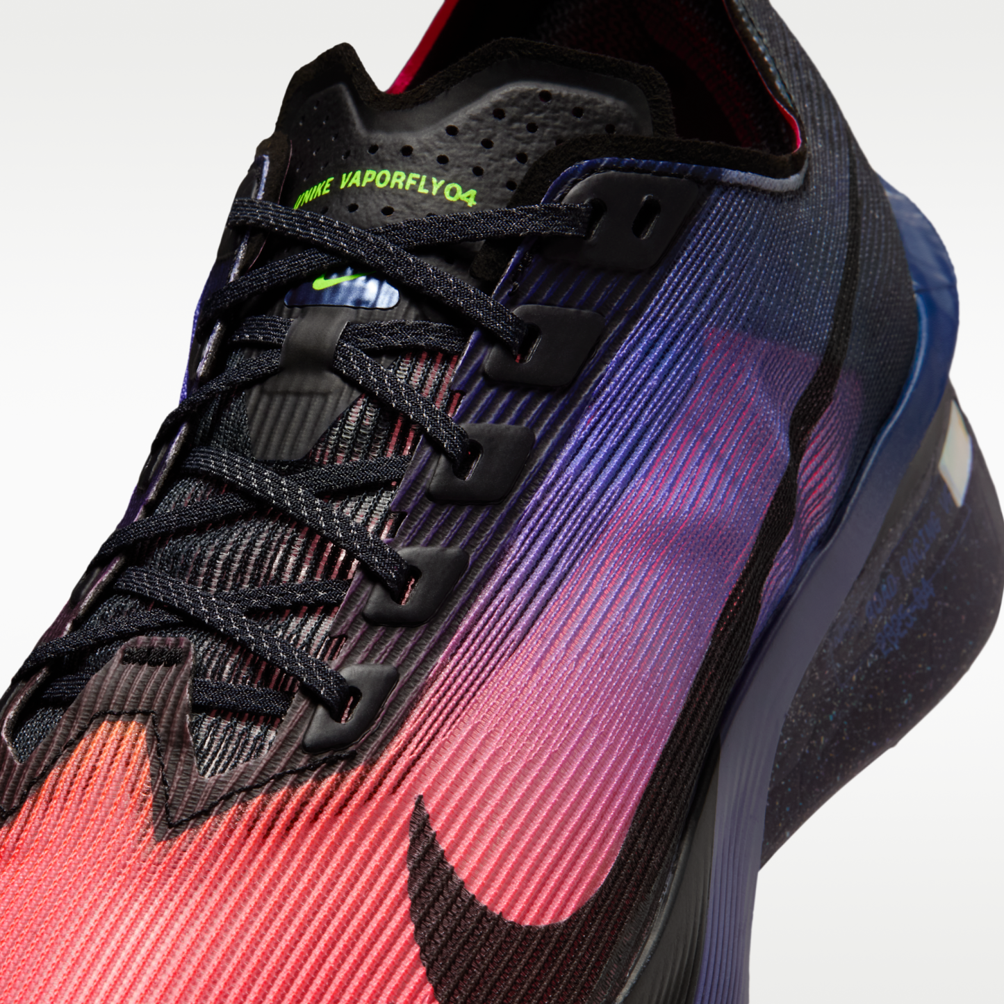 Nike Vaporfly 4 - Dark Obsidian/Purple Dynasty/Flash Crimson/Μαύρο - 7