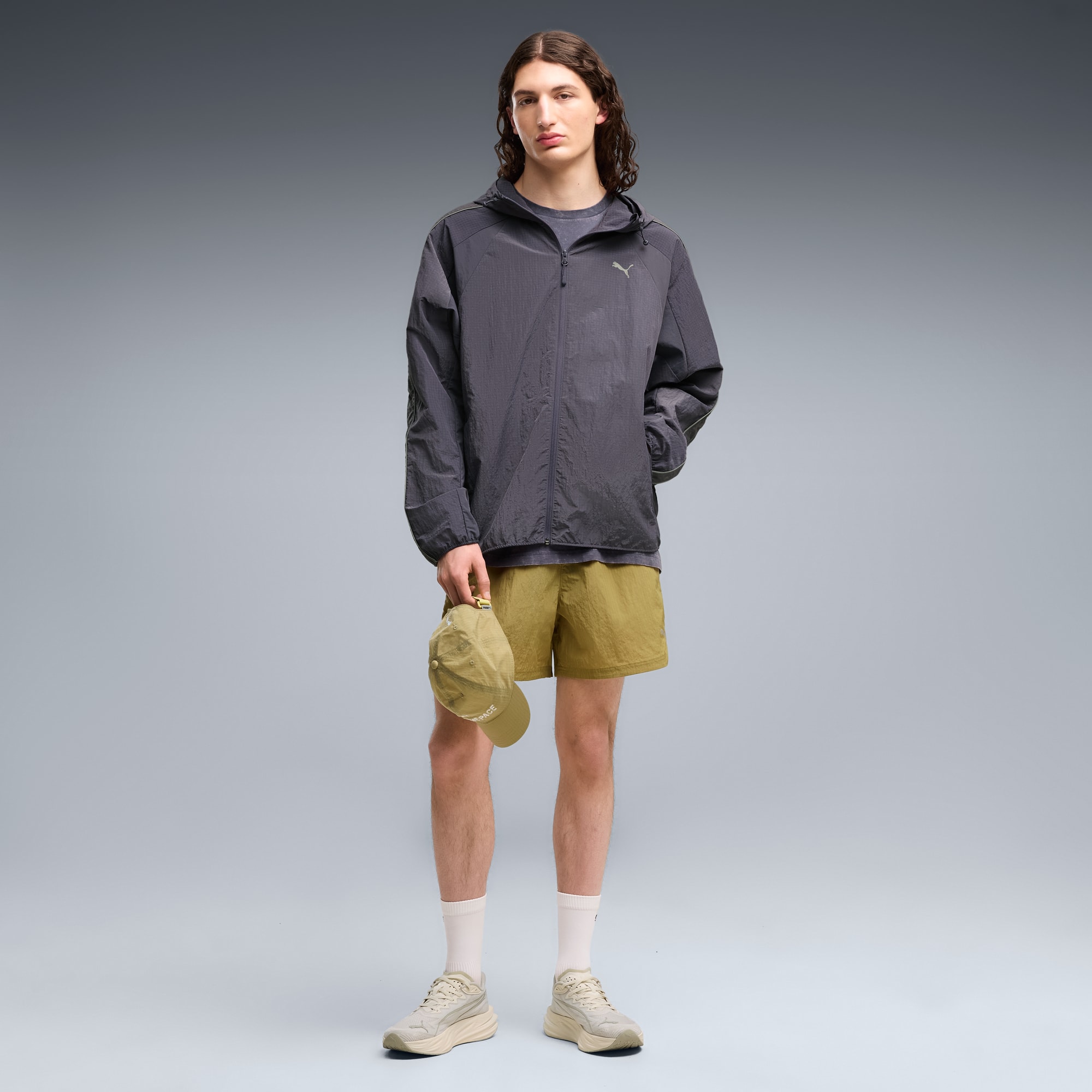 Run Culture Collective T7 Relaxed Trainingsjacke Herren - Inky Depths