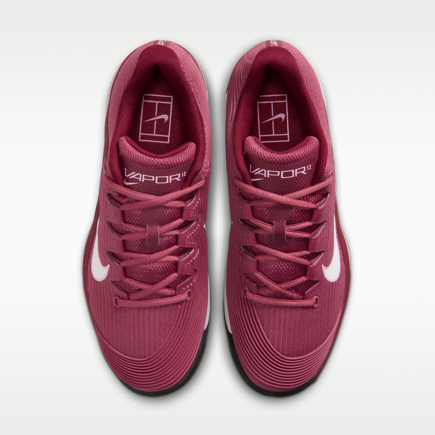 Nike Vapor 12 - Pink Smoke/Vast Grey/Μαύρο/Λευκό - 4
