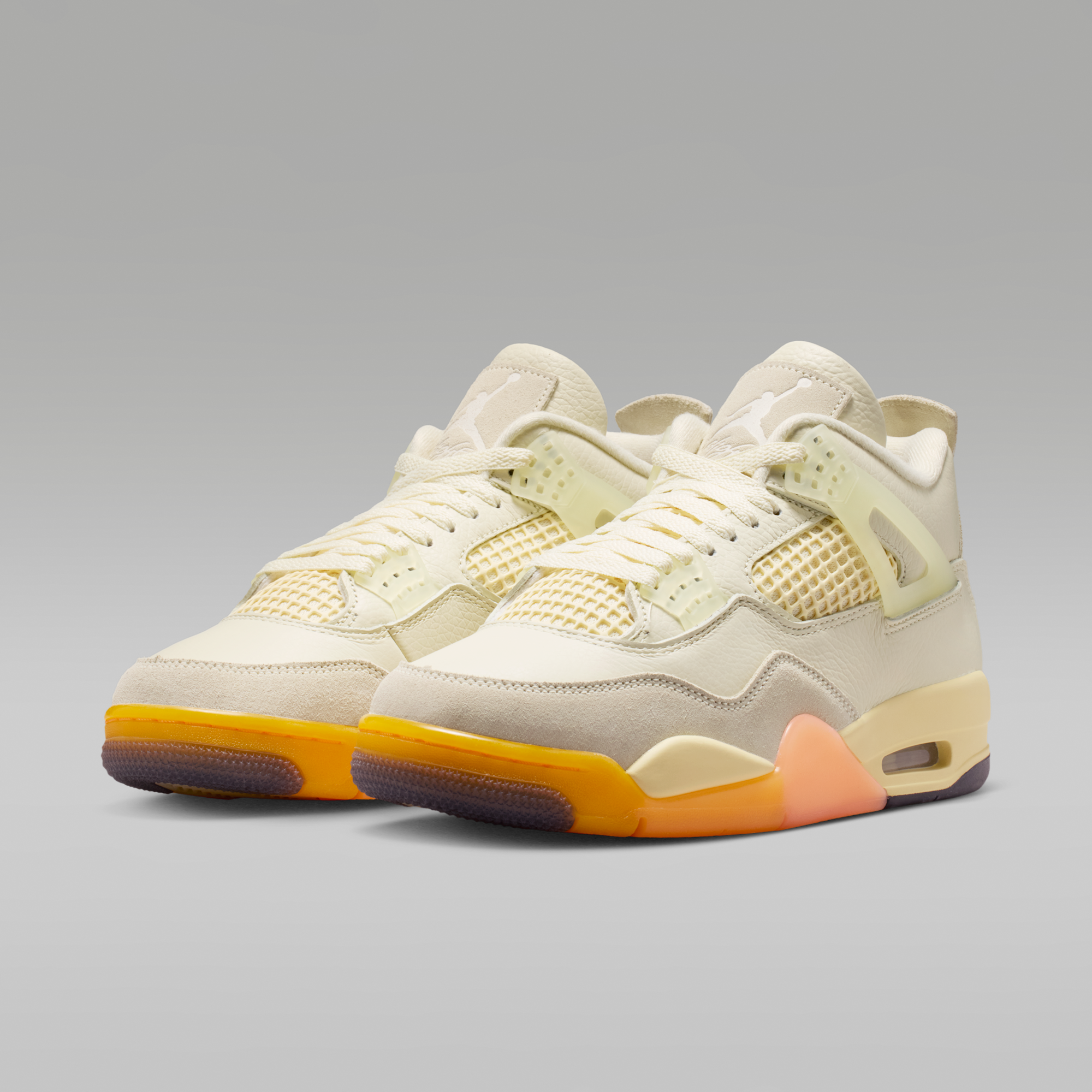 Air Jordan 4 Retro - Coconut Milk/Bright Mango/Bright Mango/Muslin - 5