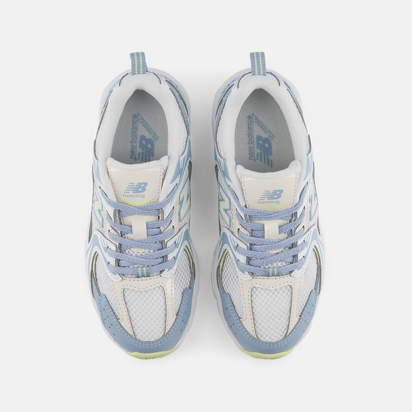 New Balance 530 BUNGEE LACE - LIGHT ARCTIC GREY con WHITE - P5303W7