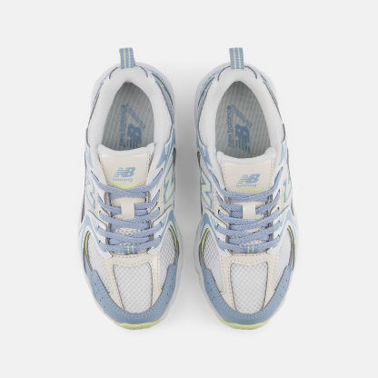 New Balance 530 BUNGEE LACE - LIGHT ARCTIC GREY con WHITE - P5303W7