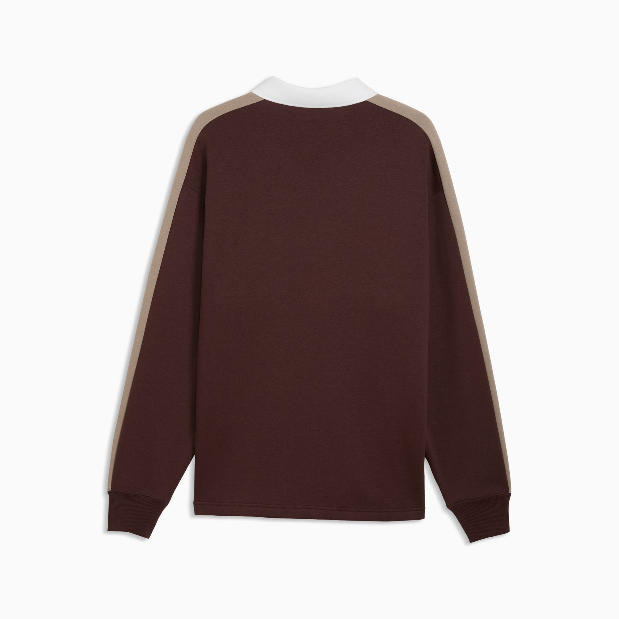 T7 Relaxed Polo Sweatshirt mit Rundhalsausschnitt Herren - Chocolate Fondue