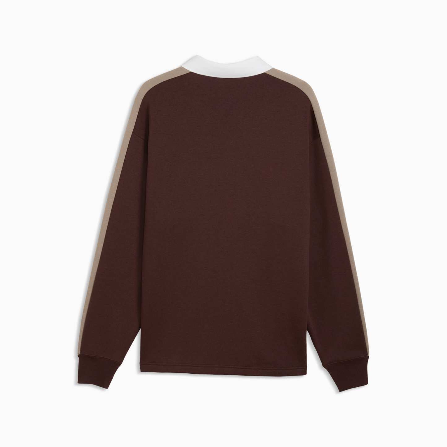 T7 Relaxed Polo Sweatshirt mit Rundhalsausschnitt Herren - Chocolate Fondue