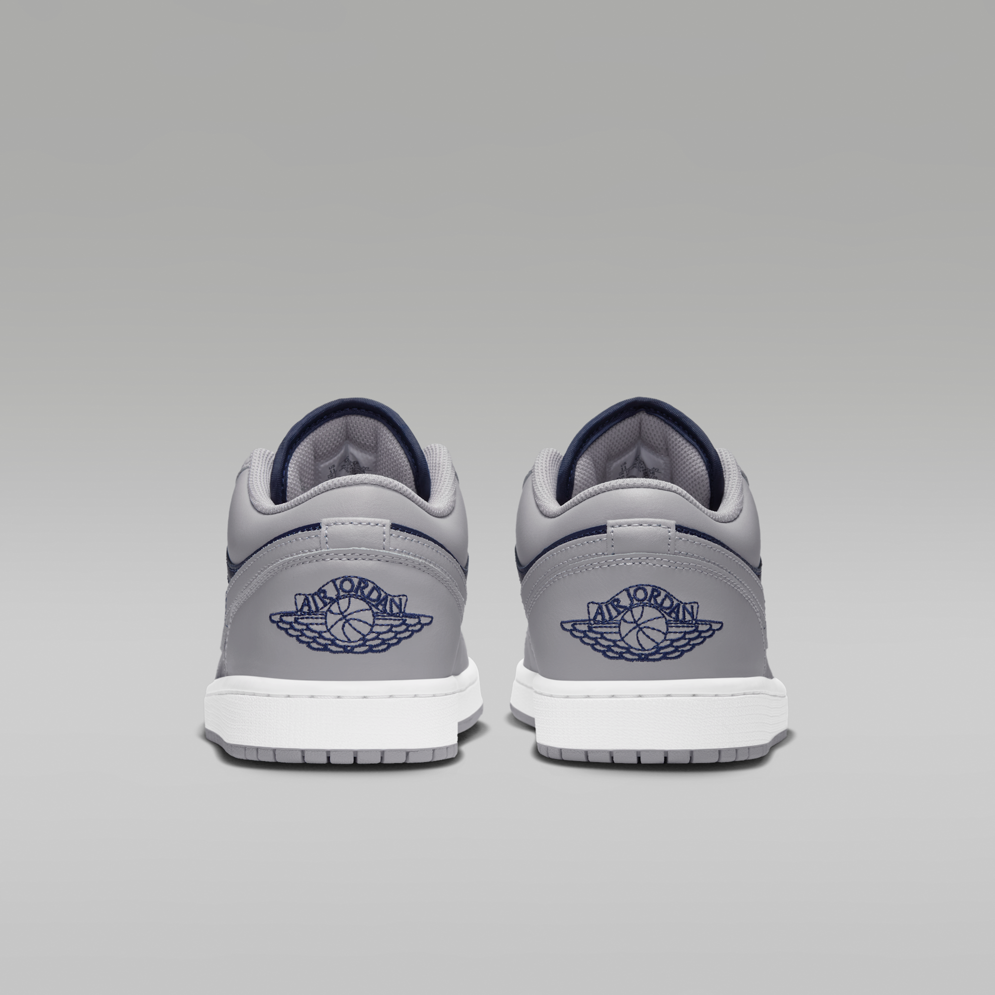 Air Jordan 1 Low - Tech Grey/Λευκό/College Navy - 6