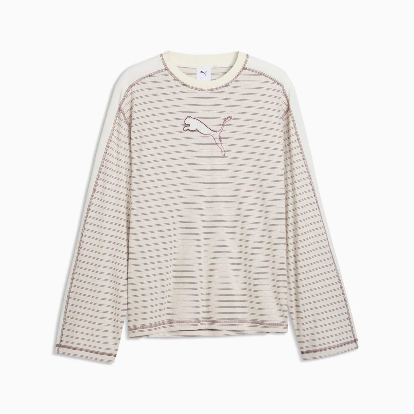 T7 Langarmshirt Unisex - Warm White Heather