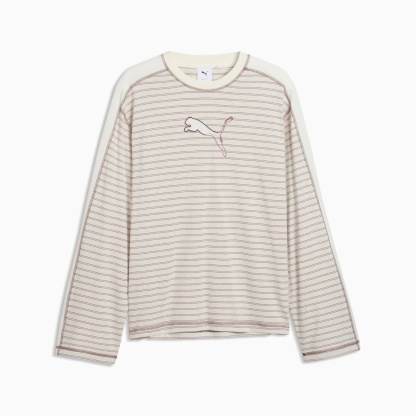 T7 Langarmshirt Unisex - Warm White Heather