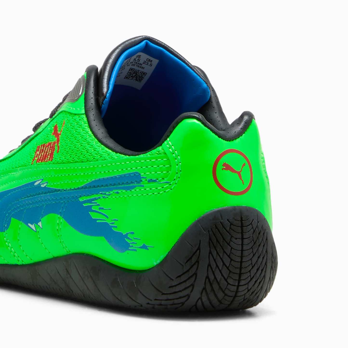 PUMA x FAST & FURIOUS LA Speedcat Sneakers Unisex - Fluro Green Pes-Racing Blue-PUMA Black