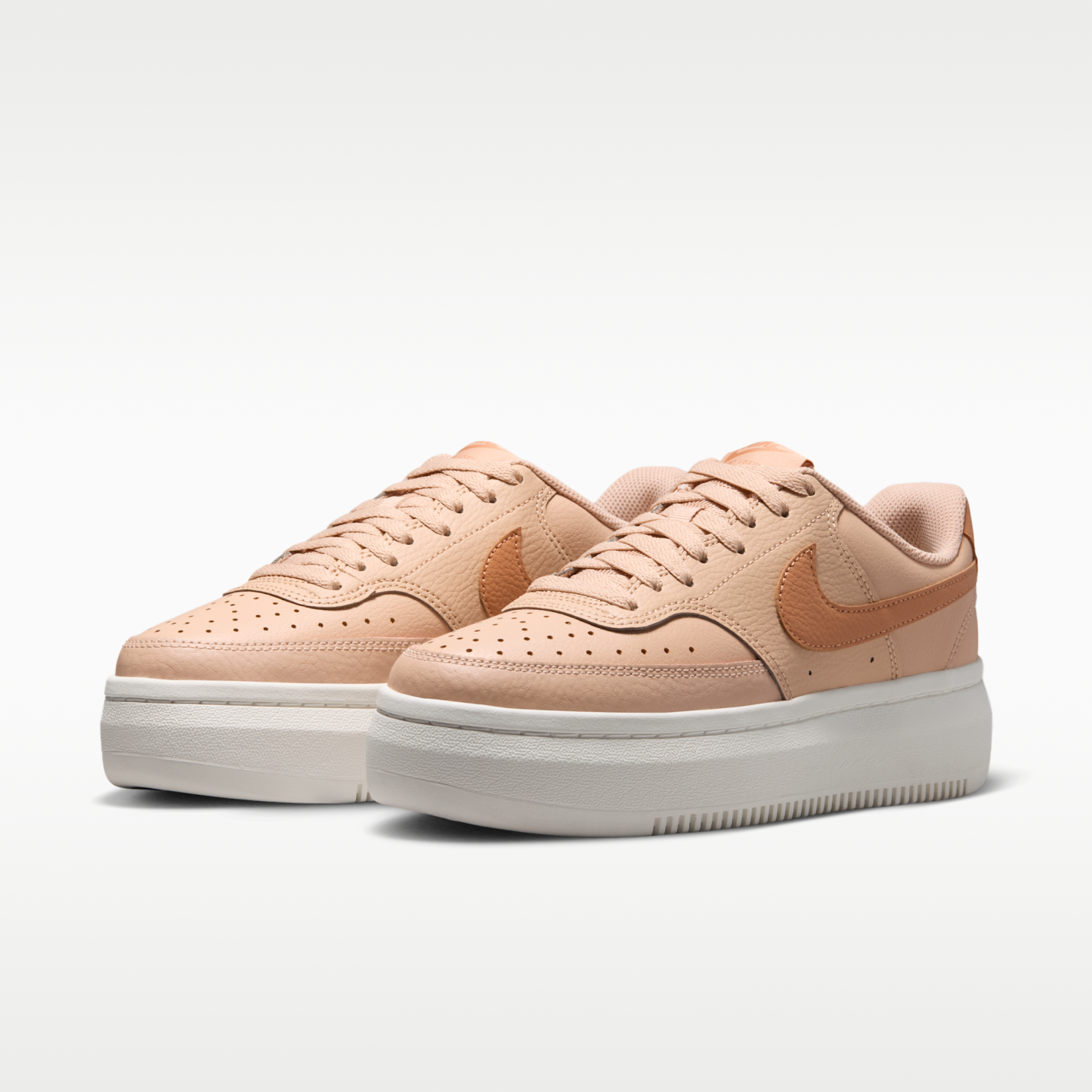 Nike Court Vision Alta - Shimmer/Sail/Light Cognac - 5