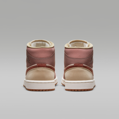 Air Jordan 1 Mid SE - Barely Orange/Pale Ivory/Smokey Mauve/Dark Pony - 2