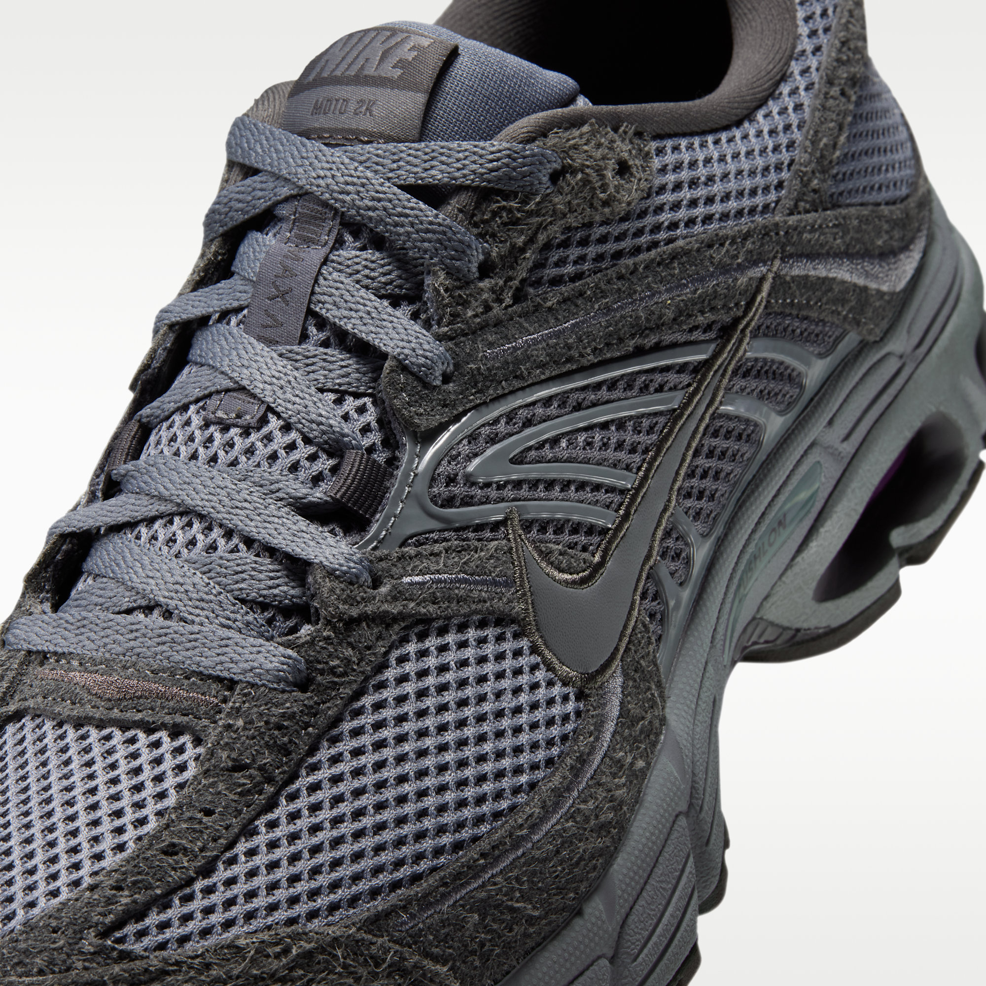Nike Air Max Moto 2K Suede - Iron Grey/Medium Ash/Smoke Grey - 7