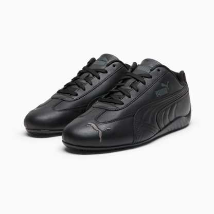 Speedcat Full Leather Sneakers Unisex - PUMA Black-Shadow Gray
