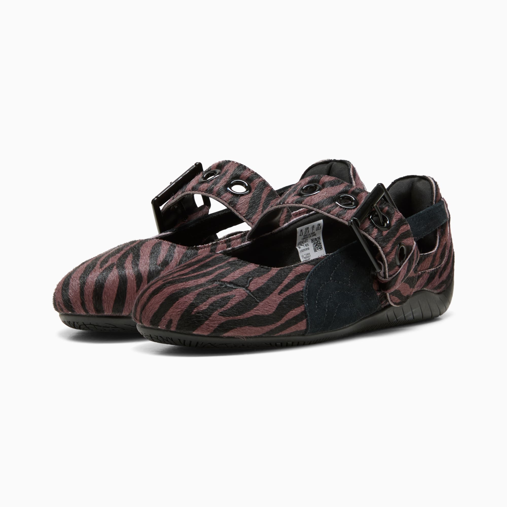 Speedcat Ballet Dress-Up Tiger-Print Sneakers Damen - Rich Cocoa-PUMA Black