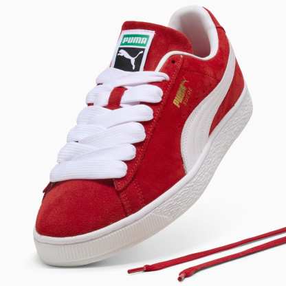 Suede Classic Sneakers Unisex - For All Time Red-PUMA White