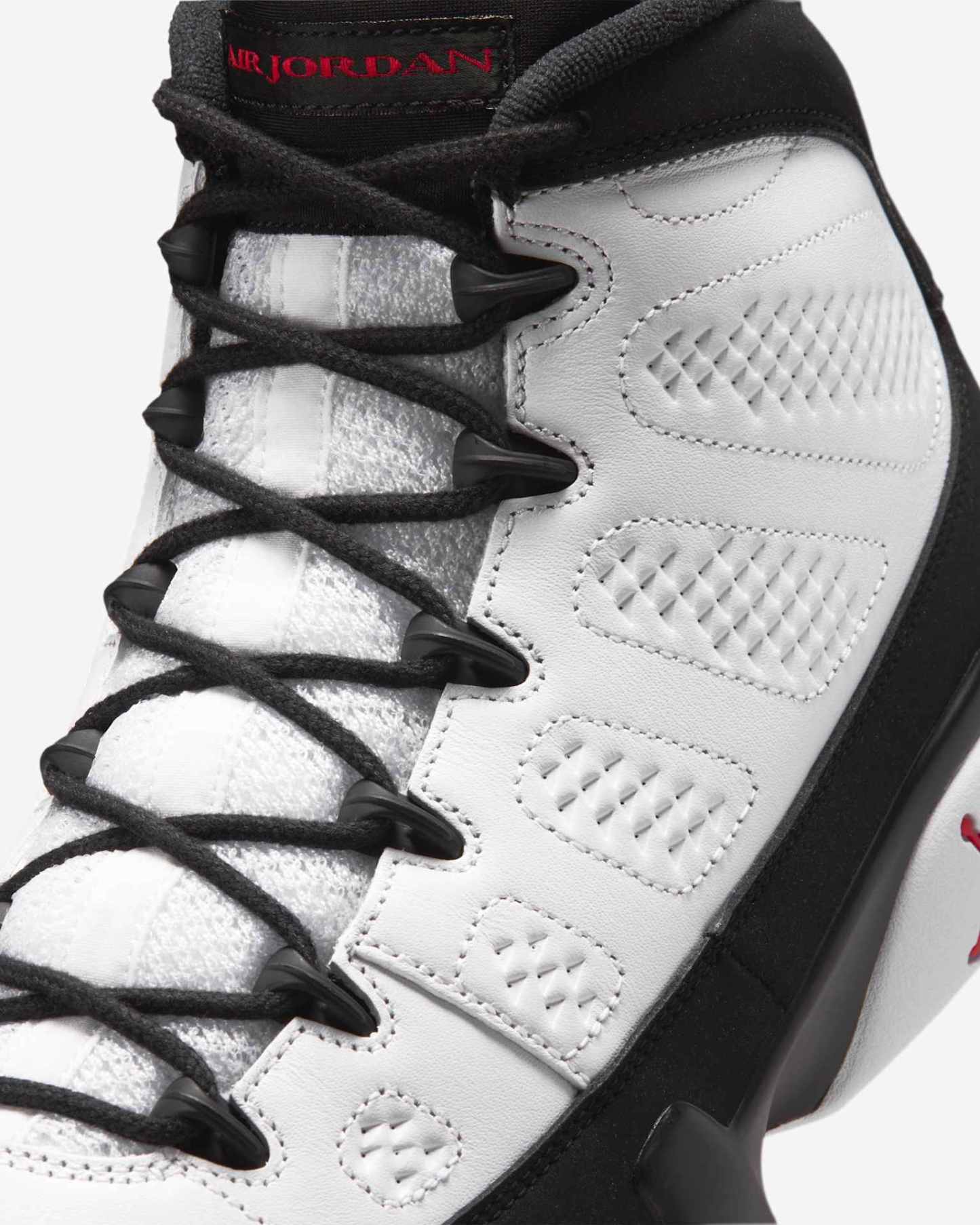 Air Jordan 9 Retro OG - Λευκό/Μαύρο/True Red - 8