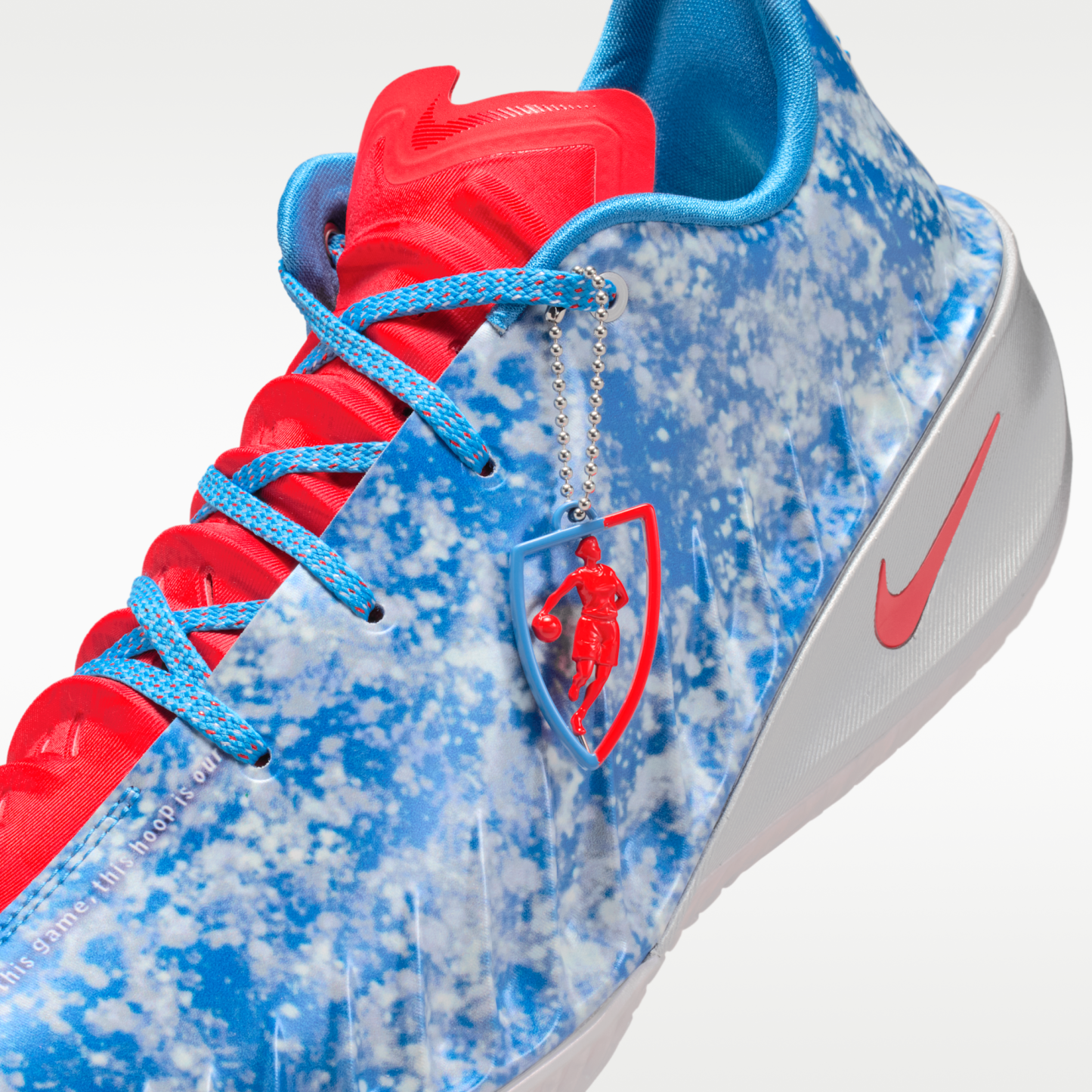 Nike G.T. Cut 4 "WNBA 30th" - Light Photo Blue/Metallic Silver/Λευκό/Action Red - 9