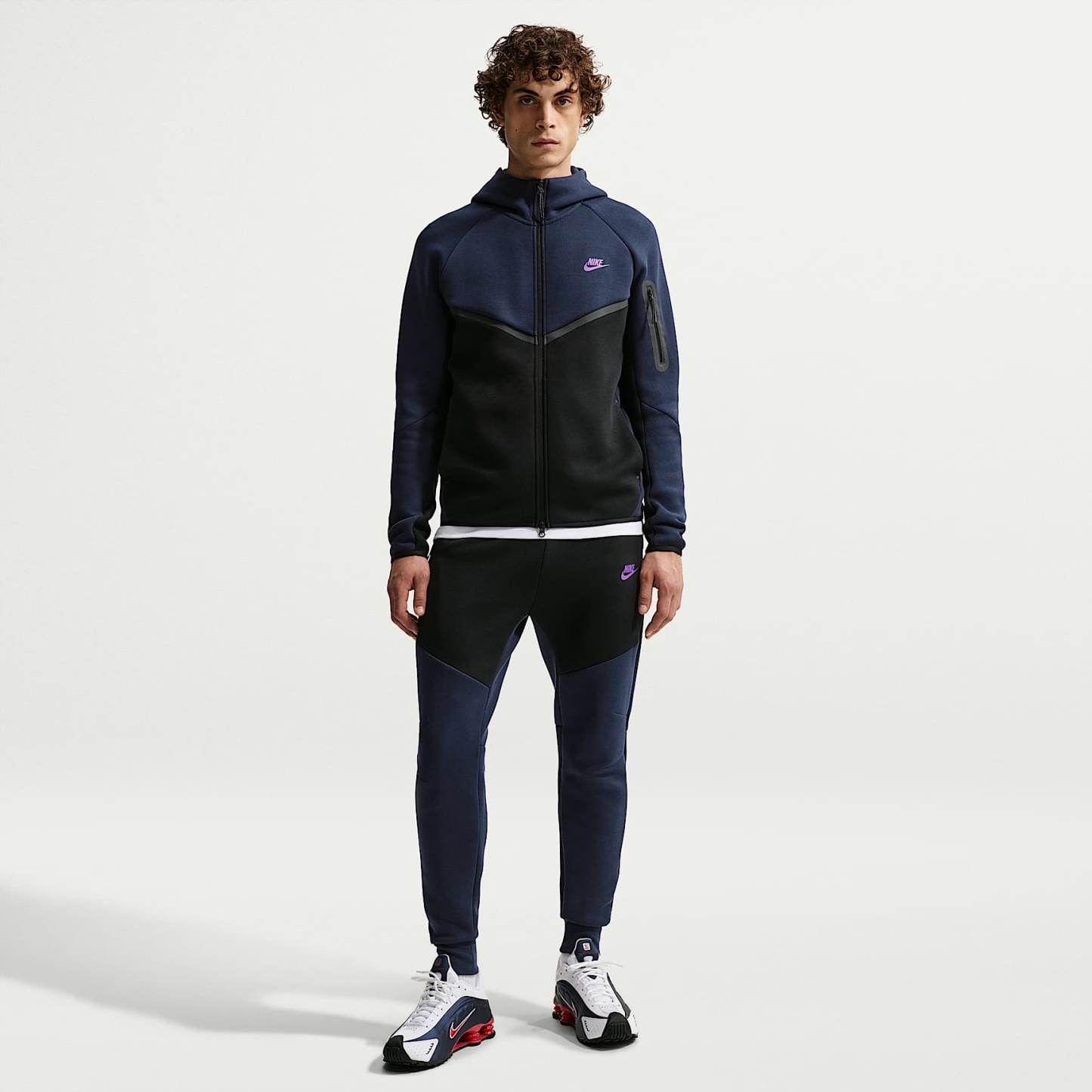 Nike Tech - Nike Tech Windrunner-Jacke aus Fleece mit durchgehendem Reißverschluss (Herren)
