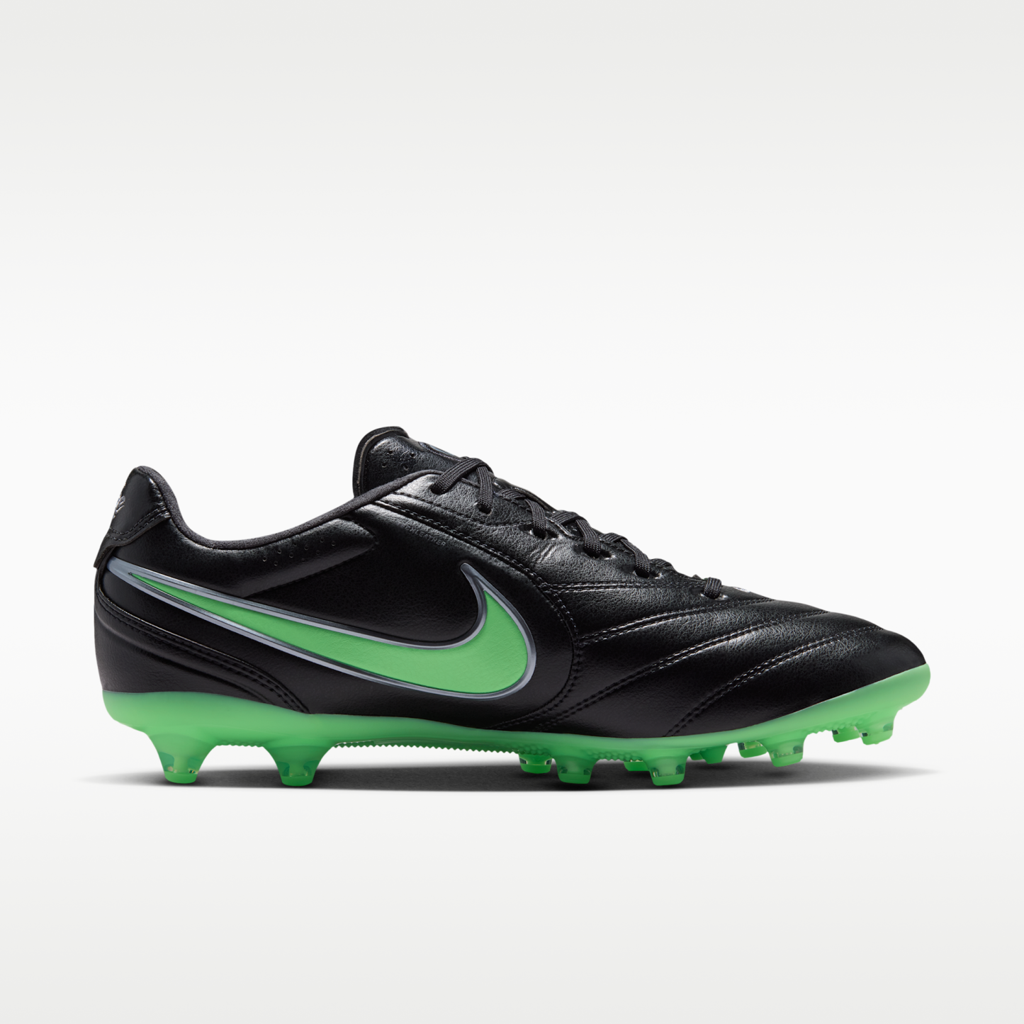 Nike Tiempo Ligera Pro - Μαύρο/Μαύρο/Illusion Green (IO9609-001) - 3