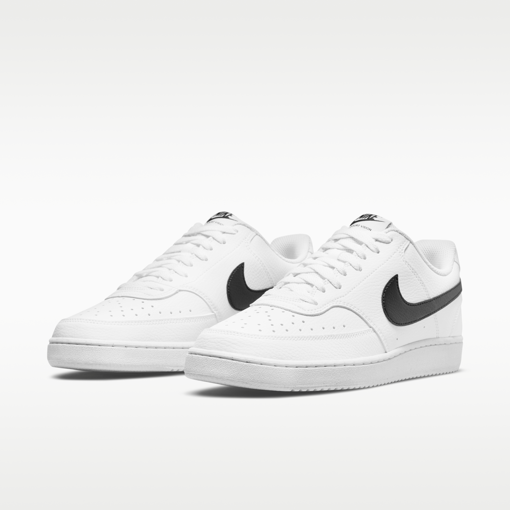 Nike Court Vision Low Next Nature - Λευκό/Λευκό/Μαύρο - 5