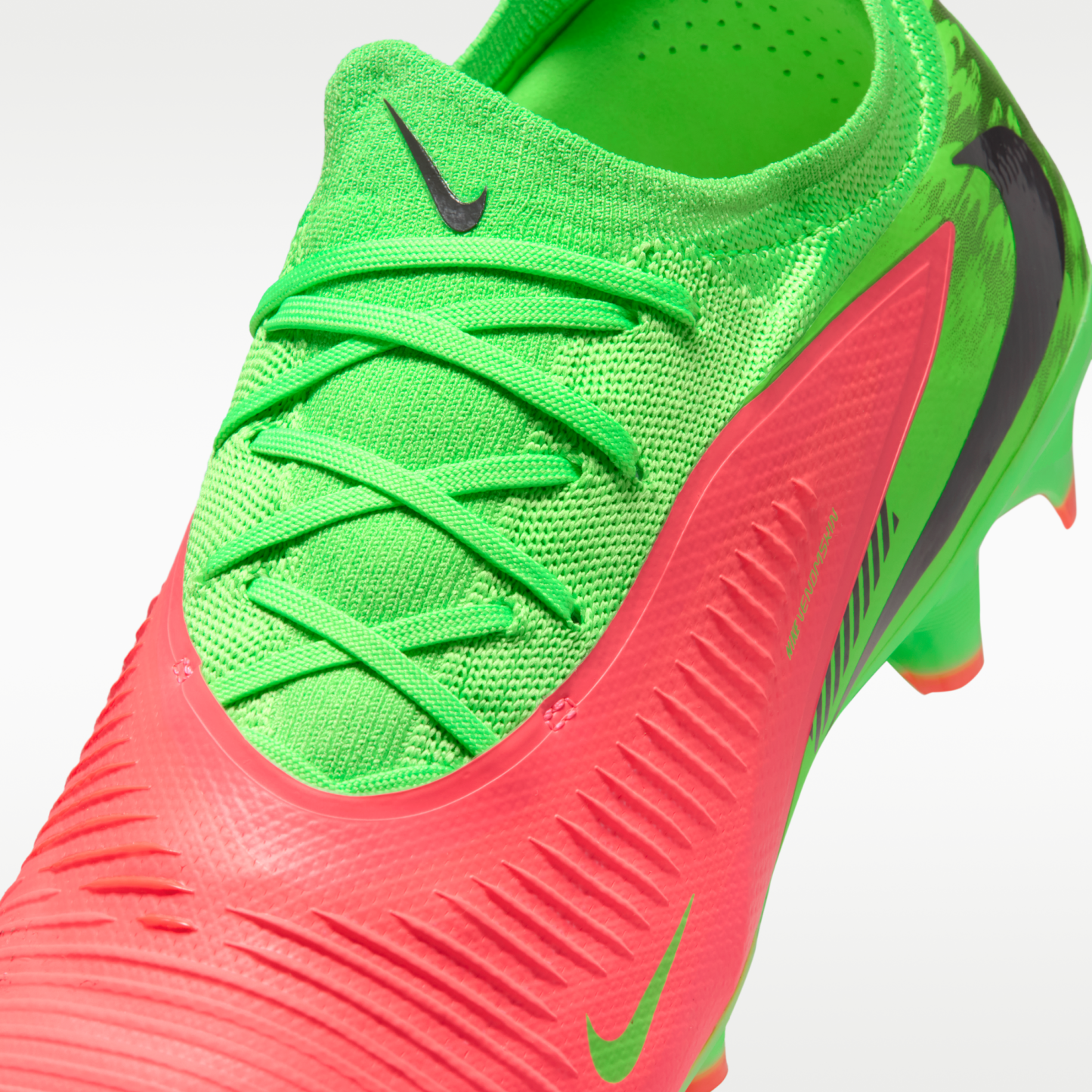 Nike Phantom 6 Low Pro "Erling Haaland" - Hot Punch/Green Strike/Μαύρο - 8