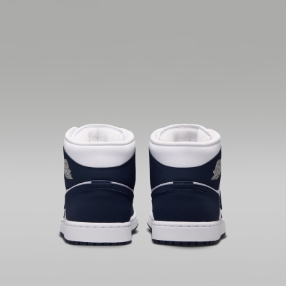 Air Jordan 1 Mid - Obsidian/Λευκό/Grey Fog/Obsidian - 6